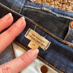 Madewell The Perfect Vintage Crop. Size 29. Inseam 26.5.